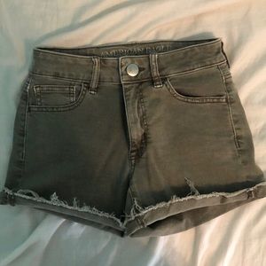 American Eagle Grey Jean Shorts